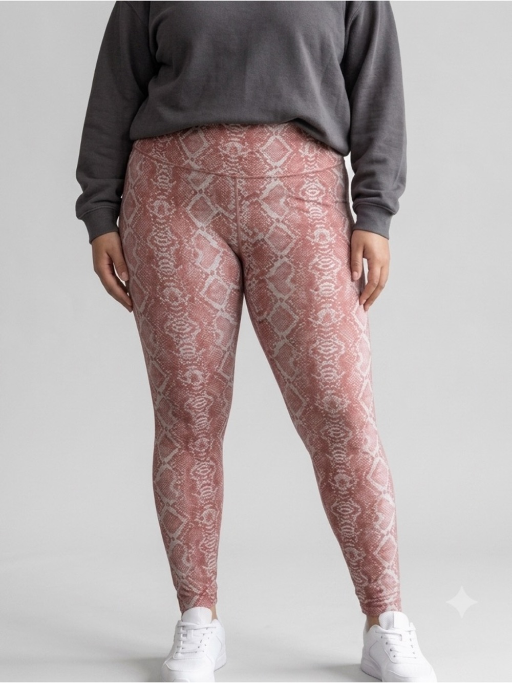 😍SHOW SPECIAL Pink Snake Print Leggings Size 1X